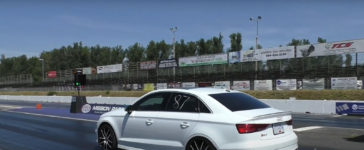 Audi RS3 Destroying The Quarter Mile