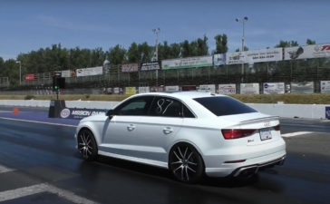 Audi RS3 Destroying The Quarter Mile